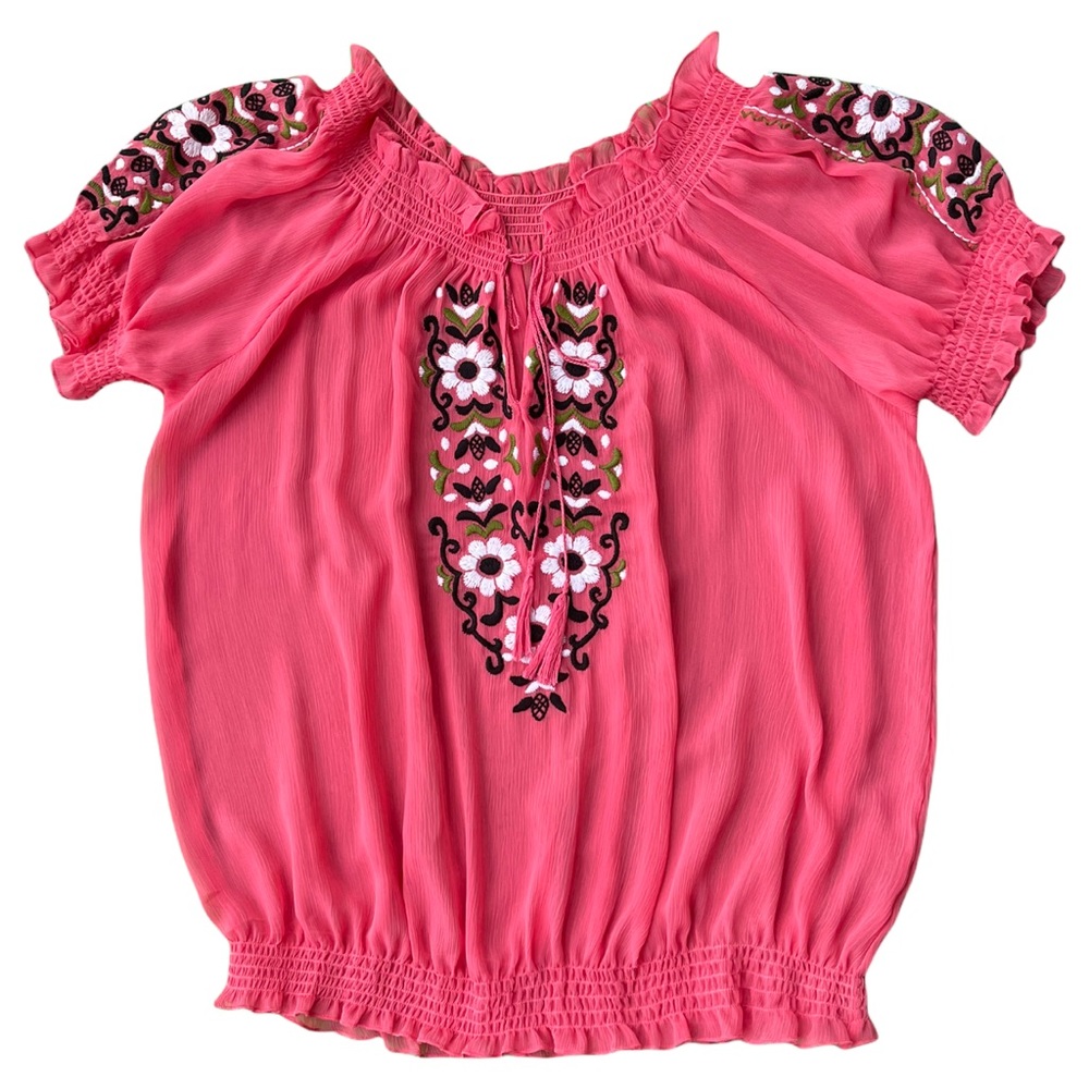 NWOT Nicole By Nicole Miller Hungarian Blouse With Matching Camisole Size 6
